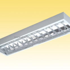 MECC Surface Fluorescent (โคมตะแกรงถี่อลูมิเนียมสะท้อนแสง ติดลอย)