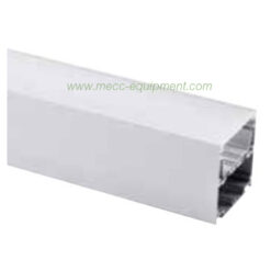 MECC Aluminium Profile T8 647 (ฺBlack) /1.25M (รางอลูมิเนียมไฟเส้นแบบติดลอยสำหรับใส่หลอด T8 รุ่น 647 (สีดำ) /1.25 เมตร)