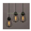 MECC Decorative Pendant Loft Style L007-3 Black (โคมไฟเพดานสำหรับตกแต่งสไตล์ลอฟท์ รุ่น L007-3 สีดำ)
