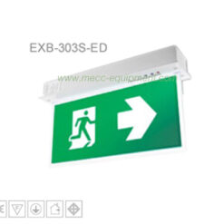MECC Recessed EXIT LED self-contained Exit Sign LED Series Slimline Box Type 2side /EXB 303 S-ED (ป้ายทางหนีไฟแอลอีดี ชนิดฝังฝ้า สองด้าน รุ่น EXB 303 S-ED)