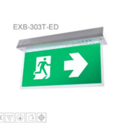 MECC Surface EXIT LED self-contained Exit Sign LED Series Slimline Type 2side /EXB 303 T-ED (ป้ายทางหนีไฟแอลอีดี ชนิดติดลอย สองด้าน รุ่น EXB 303 T-ED)