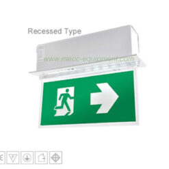 MECC Recessed EXIT TUBE self-contained Exit Sign Tube Series EXB-303 Slimline Type 2side /EXB 303 SFL (ป้ายทางหนีไฟใส่หลอด ชนิดฝังฝ้า สองด้าน รุ่น  EXB 303 SFL)