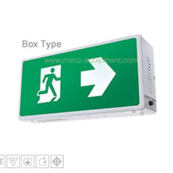 MECC EXIT TUBE self-contained Exit Sign Tube Series EXB-BOX Type 2side /EXB122 PL (ป้ายทางหนีไฟใส่หลอด ชนิดกล่อง สองด้าน รุ่น EXB122 PL)