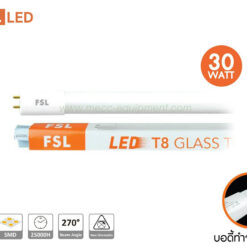 Fsl Led Tube T8 (High Lumen) Dl 6500K /30W (เอฟเอสแอล หลอดไฟทิวบ์ T8 (ไฮลูเมน) แสงขาว /30 วัตต์)