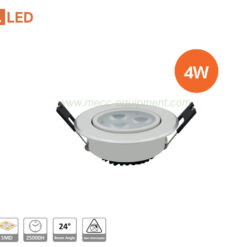 Mecc Fsl Mini Recessed Downlight 3.5' Dl 6500K /4W (เอฟเอสแอล โคมไฟแอลอีดีฝังฝ้า รุ่นเล็ก (แสงขาว)  /4 วัตต์ )