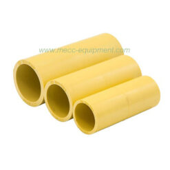 MECC  PVC SOCKET COUPLING Yellow /100mm. (ข้อต่อพีวีซีชนิดตรงสำหรับร้อยสายไฟ สีเหลือง ขนาด 100 มม.)