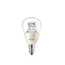 PHILIPS Master LED Luster 8.5W E14 P48 2200-2700K *DIMMABLE* (ฟิลิปส์ หลอดไฟMaster ชนิดหลอดลัสเตอร์ 8.5W ขั้วE14 ทรงP48 แสงวอร์ม  *ปรับหรี่ได้*)