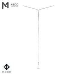 เสาไฟกิ่งคู่ 10 เมตร ( Double-Bracket Lighting Pole 10 meters)