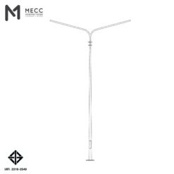 เสาไฟกิ่งคู่ 7 เมตร ( Double-Bracket Lighting Pole 7 meters)