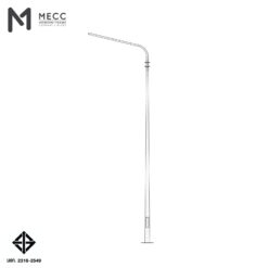 เสาไฟกิ่งเดี่ยว 2.5 เมตร สูง 8 เมตร ( Single-Bracket 2.5 meters Lighting Pole 8 meters )
