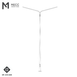 เสาไฟกิ่งคู่ 9 เมตร ( Double-Bracket Lighting Pole 9 meters)