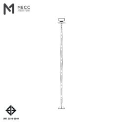 เสาไฟโพสท็อป 9 เมตร กิ่งทีบาร์ สำหรับ 1 โคม ( Lighting Pole 9 meters with T-bar for 1 Head Light)