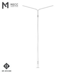 เสาไฟถนนกิ่งคู่ (Double-Bracket Lighting Pole)
