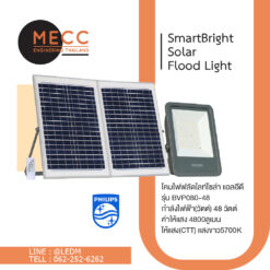Philips Lighting Essential SmartBright Solar Flood Light BVP080-48